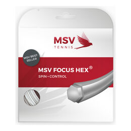 Tenisové Struny MSV Focus-HEX 12m weiß